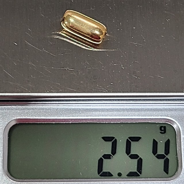 ゴローズ オールド特注全金金無垢パイプビーズMサイズ2発セット ゴローズ オールド特注全金金無垢パイプビーズMサイズ2発セット