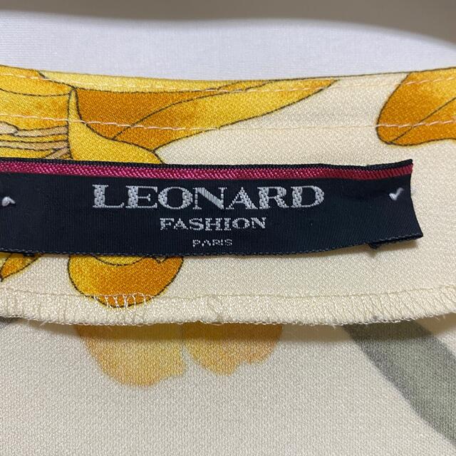 LEONARD(レオナール)の●LEONARD/ロングジャケット/羽織り/カンカン/花柄/ノーカラー● レディースのジャケット/アウター(ノーカラージャケット)の商品写真