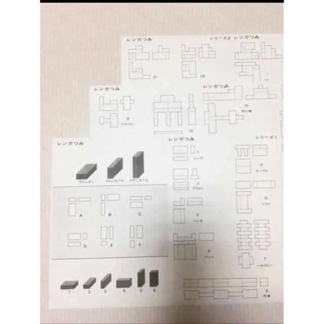 みんなの積み木　レンガ 積み木 2×4×8 国内 東北産 松 つみき 木 木製品 キッズ/ベビー/マタニティのおもちゃ(知育玩具)の商品写真