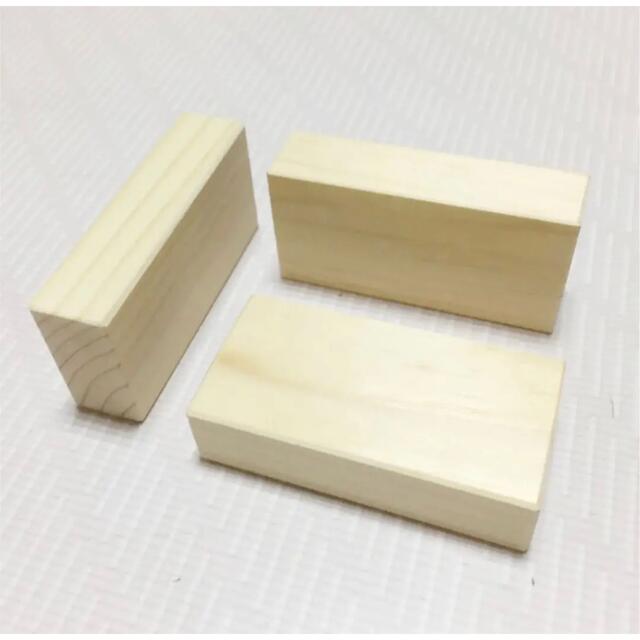 みんなの積み木　レンガ 積み木 2×4×8 国内 東北産 松 つみき 木 木製品 キッズ/ベビー/マタニティのおもちゃ(知育玩具)の商品写真