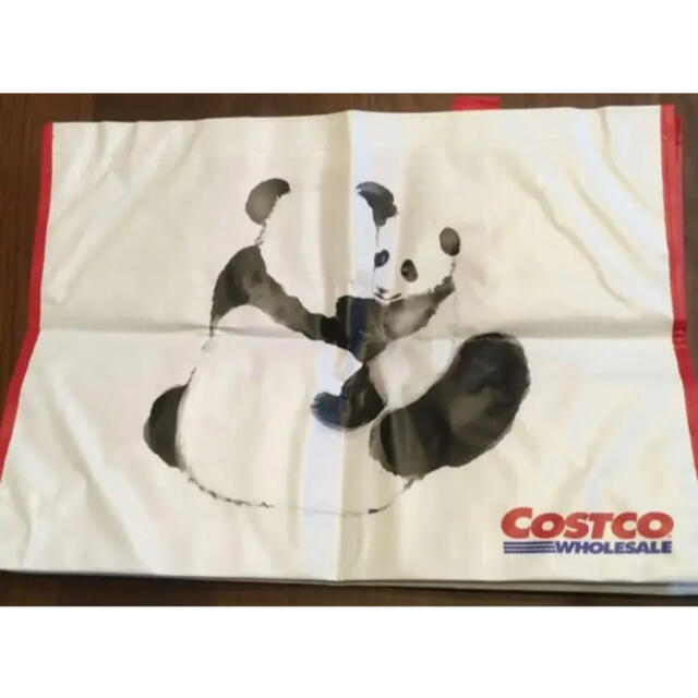 コストコ(コストコ)の10枚セット新品 Costcoコストコ 台湾パンダエコバッグ ショッピングバック レディースのバッグ(エコバッグ)の商品写真