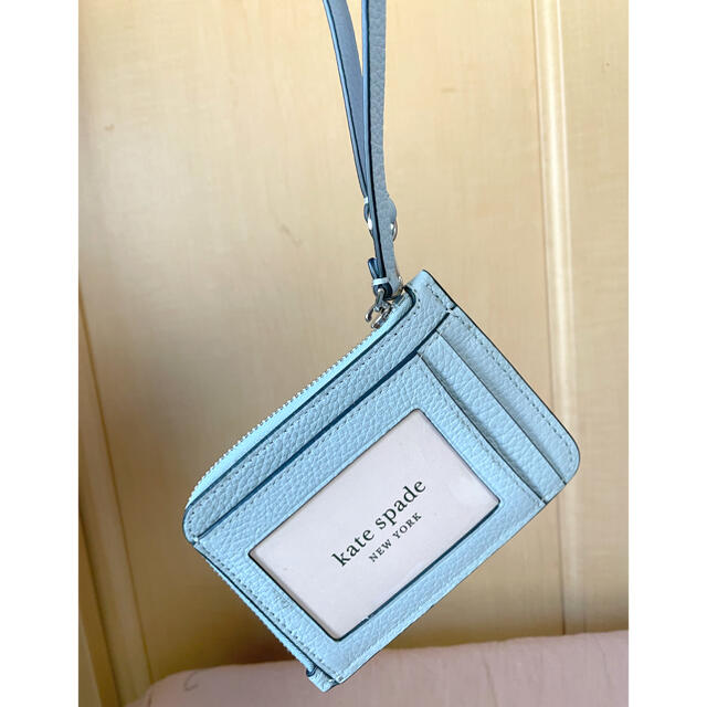 ⭐ケイトスペード⭐katespade⭐新品 L-ジップ カード ホルダー緑