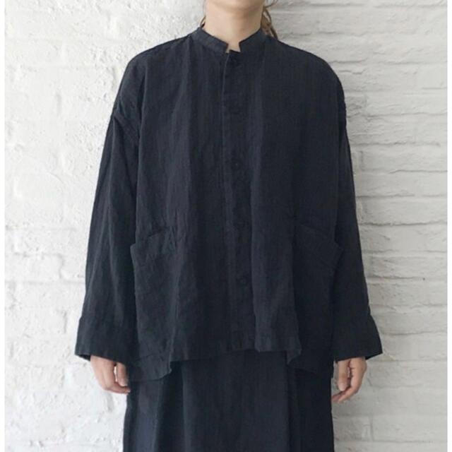 pas de calais / リネン先染シックシンストライプジャケット