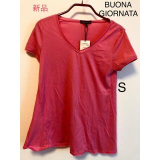 ボナジョルナータ(BUONA GIORNATA)のTシャツ カットソー トップスBUONA GIORNATA ピンク(Tシャツ(半袖/袖なし))