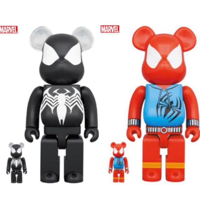 2体セット■BE@RBRICK SPIDER-MAN 100％ & 400％BERBRICKの2体セット