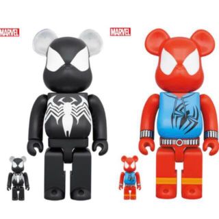 ベアブリック(BE@RBRICK)の2体セット■BE@RBRICK SPIDER-MAN 100％ & 400％(その他)