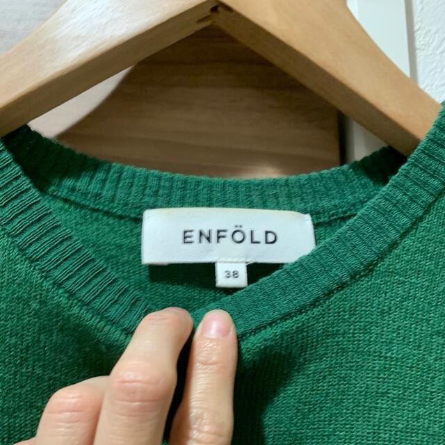 ENFOLD(エンフォルド)のエンフォルド  グリーントップス レディースのトップス(カットソー(長袖/七分))の商品写真