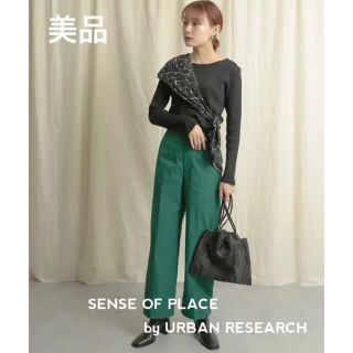 センスオブプレイスバイアーバンリサーチ(SENSE OF PLACE by URBAN RESEARCH)のSENSE OF PLACE by URBAN RESEARCH ワイドパンツ(カジュアルパンツ)