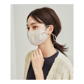 ロペピクニックパサージュ(ROPE' PICNIC PASSAGE)の【ベージュ系（28）】【Beauty Mask】リネンライクサイドタックマスク(ぬいぐるみ)