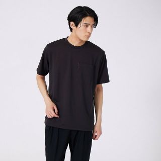 アバハウス(ABAHOUSE)の【ブラック】ツインフェイス カットオフ ポケTシャツ(Tシャツ/カットソー(半袖/袖なし))