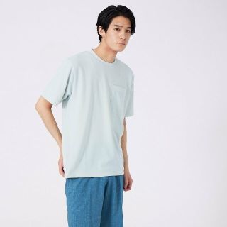 アバハウス(ABAHOUSE)の【ライム】ツインフェイス カットオフ ポケTシャツ(Tシャツ/カットソー(半袖/袖なし))