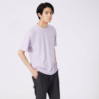 アバハウス(ABAHOUSE)の【ラベンダー】ツインフェイス カットオフ ポケTシャツ(Tシャツ/カットソー(半袖/袖なし))