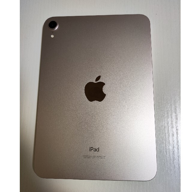 iPad(アイパッド)のiPad mini 6 64GB WIFI ピンク 中古美品 フィルム、ケース付 スマホ/家電/カメラのPC/タブレット(タブレット)の商品写真
