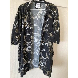 ザラ(ZARA)のZARA メンズ　柄シャツ　ヒマワリ(シャツ)