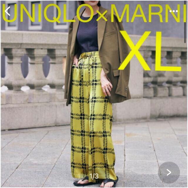 ブラウス UNIQLO - UNIQLO×MARNI シャツパンツセット 49マスタードの