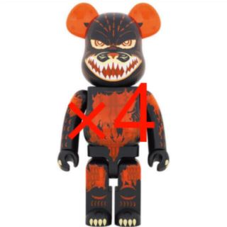 ベアブリック(BE@RBRICK)のBE@RBRICK ゴジラVSデストロイア版 クリアオレンジVer. 1000%(その他)