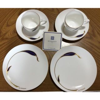 ジバンシィ(GIVENCHY)のGIVENCHY  カップ＆ソーサー、平皿  ペアセット(食器)