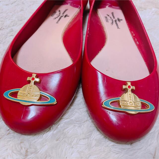 Vivienne Westwood(ヴィヴィアンウエストウッド)のViviennewestwood melissa コラボ フラットシューズ 希少 レディースの靴/シューズ(ハイヒール/パンプス)の商品写真