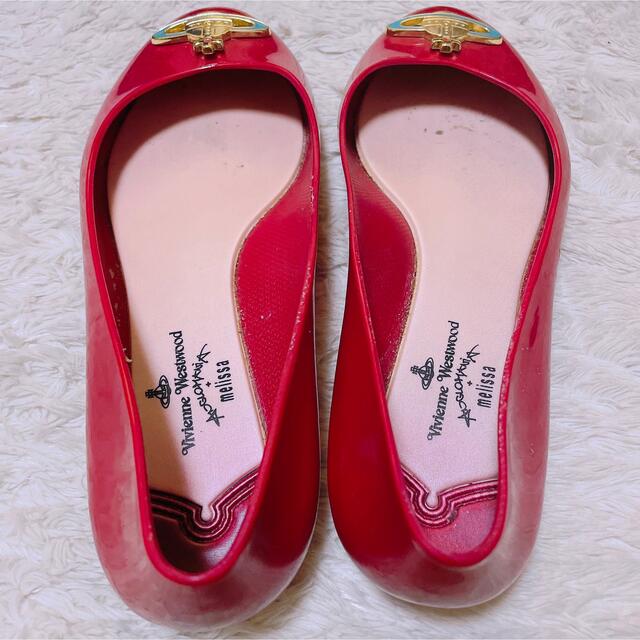 Vivienne Westwood(ヴィヴィアンウエストウッド)のViviennewestwood melissa コラボ フラットシューズ 希少 レディースの靴/シューズ(ハイヒール/パンプス)の商品写真