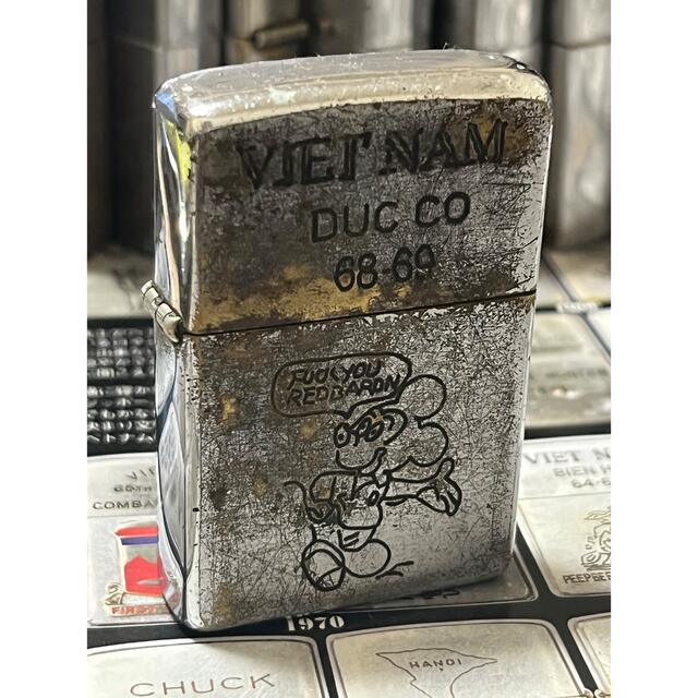 ベトナムZIPPO】本物 1967年製ベトナムジッポー「ヌードモデル」LAI