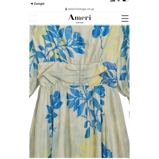 Ameri VINTAGE - はむた様用AMERI MEDI ROLLER ART CHIFFON DRESSの