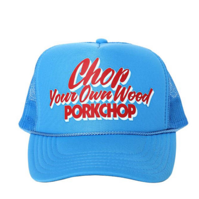 porkchop メッシュキャップ　コロンビアブルー　cap ポークチョップキャップ