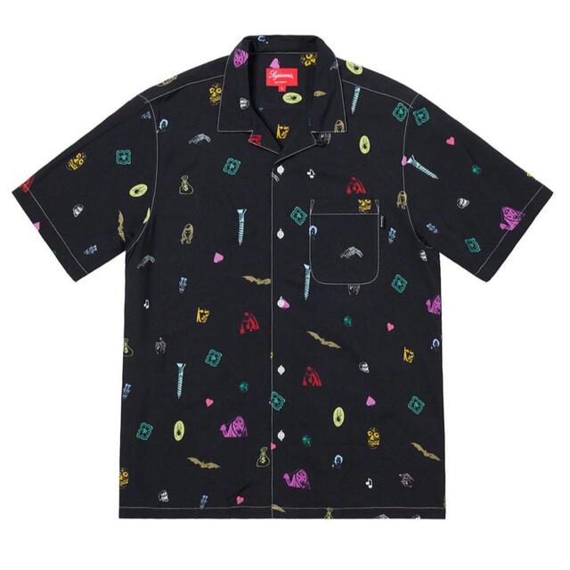 Supreme Deep Space Rayon S/S Shirt Sサイズ