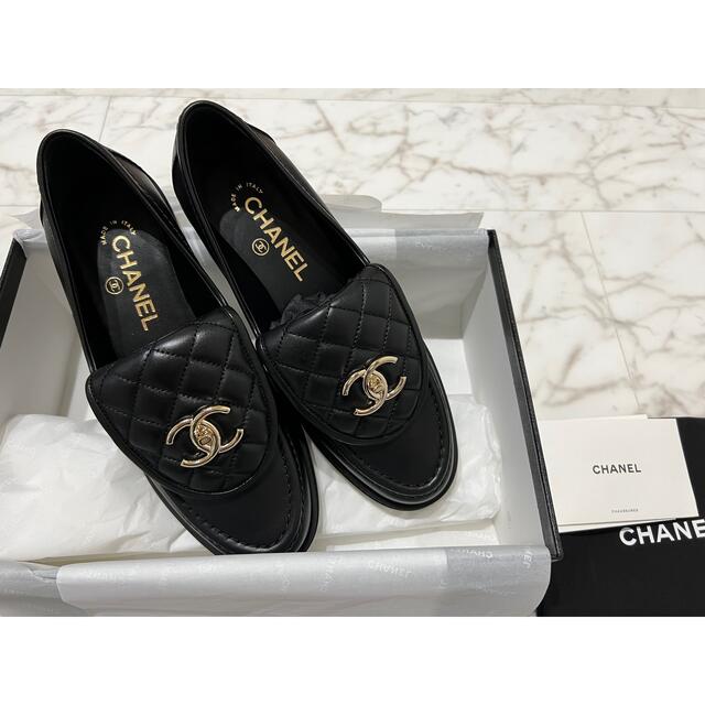 お値下げ????新品　CHANEL   人気完売　ローファー　シューズ　37.5