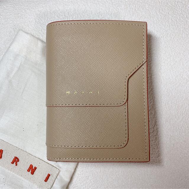 大人気♥新品未使用 MARNI 二つ折り財布 サフィアーノ マルニ 国内外の