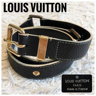 ルイヴィトン　ベルト　LOUIS VUITTON ゴールドスタッズ　極美品