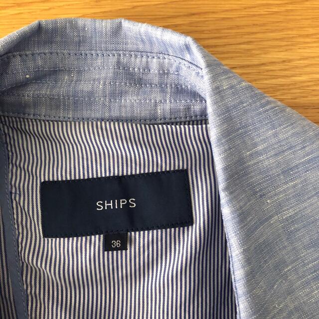 SHIPS(シップス)のshipsリネンコート レディースのジャケット/アウター(ロングコート)の商品写真