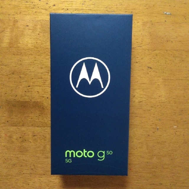 スマートフォン/携帯電話motorola moto g50 5G　テンダーグリーン