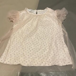 ザラ(ZARA)のZara トップス チュール　80(Ｔシャツ)