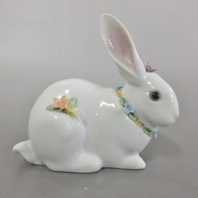 LLADRO(リヤドロ) 小物 - 置物/うさぎ 陶器 LLADRO(リヤドロ) 小物 - 置物/うさぎ 陶器
