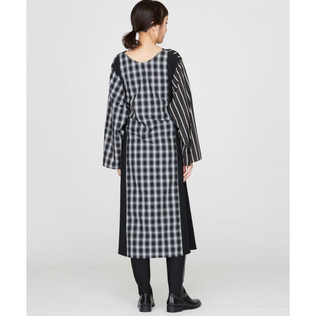 TRUNO by NOISEMAKER☆超美品☆異素材切り替え2wayワンピースの TRUNO by NOISEMAKER☆超美品☆異素材切り替え2wayワンピースの
