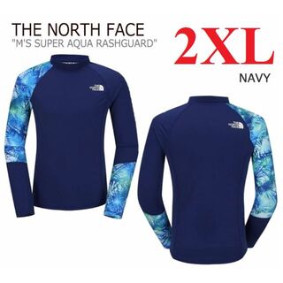 ザノースフェイス(THE NORTH FACE)のフォロー割引✨ ノースフェイス ラッシュガード メンズ 2XL K346D(水着)