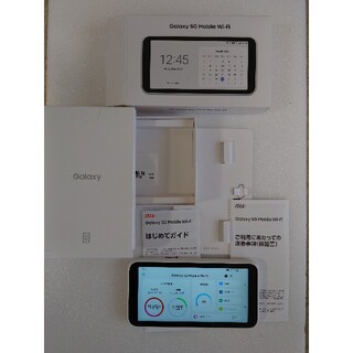 ギャラクシー(Galaxy)のGalaxy 5G Mobile Wi-Fi SCR01ポケットWi-Fi(PC周辺機器)