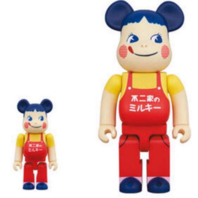 BE＠RBRICK ホーロー看板 ペコちゃん 100％ & 400％