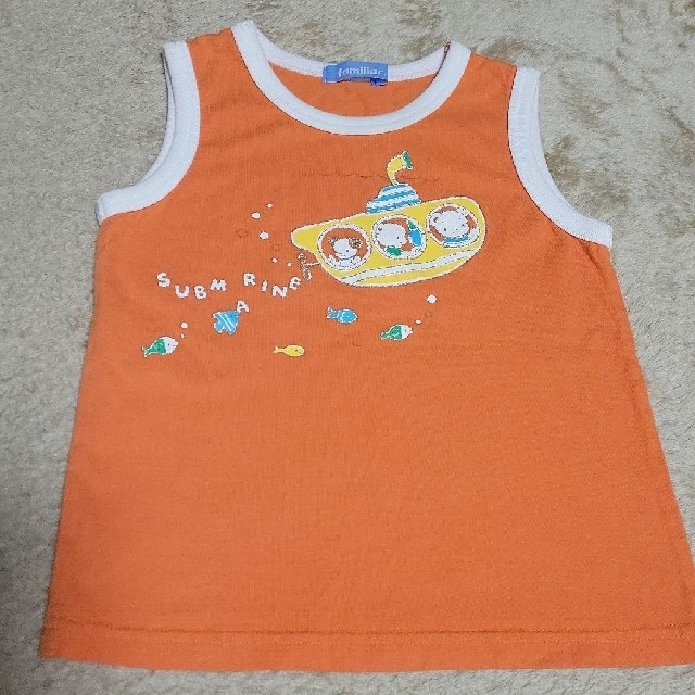 familiar(ファミリア)のfamiliar タンクトップ 110 キッズ/ベビー/マタニティのキッズ服男の子用(90cm~)(Tシャツ/カットソー)の商品写真