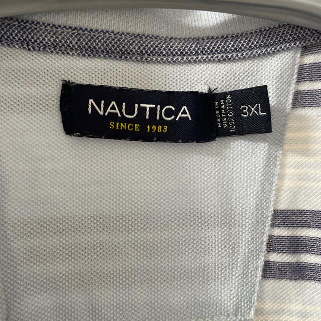 NAUTICA(ノーティカ)のnautica ボーダーT ヴィンテージ　3XL メンズのトップス(Tシャツ/カットソー(半袖/袖なし))の商品写真