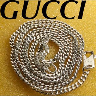 グッチ(Gucci)のGUCCI 喜平チェーンネックレス　2.5ミリ　sv925(ネックレス)