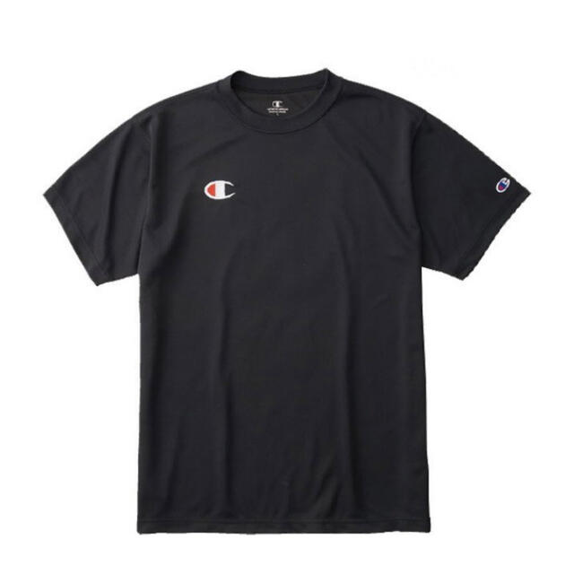 Champion(チャンピオン)の【新品】黒  Lサイズ　チャンピオン Champion  スポーツ 半袖 メンズのトップス(Tシャツ/カットソー(半袖/袖なし))の商品写真