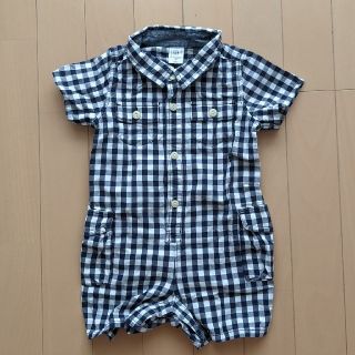 ベビーギャップ(babyGAP)のベビーギャップ　半袖ロンパース　80(ロンパース)