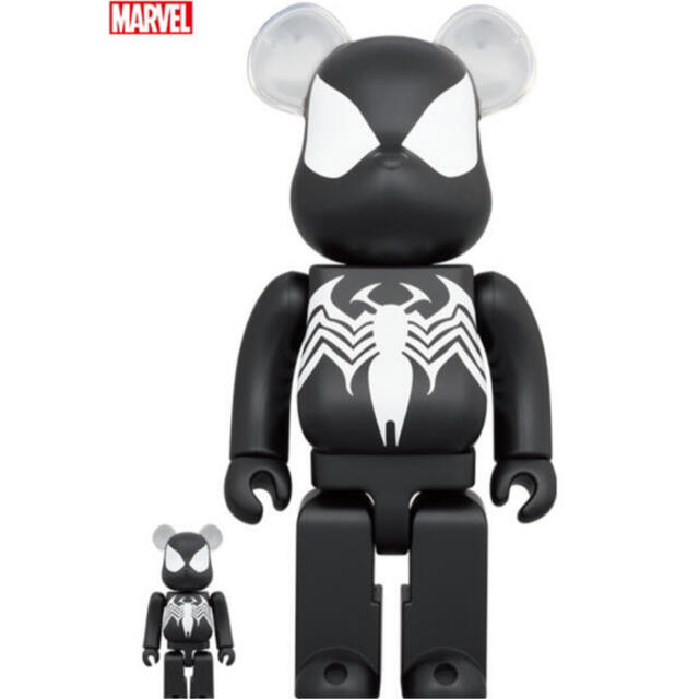 BE@RBRICK SPIDER-MAN BLACK 100％ & 400％