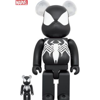 ベアブリック(BE@RBRICK)のBE@RBRICK SPIDER-MAN BLACK 100％ & 400％(その他)