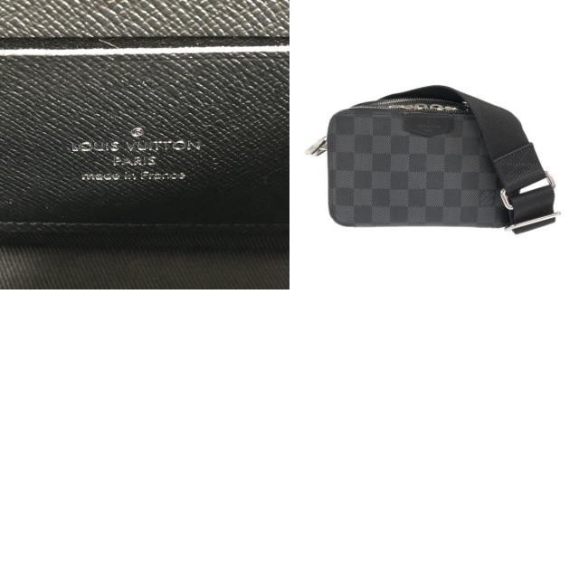 LOUIS VUITTON(ルイヴィトン)のルイ・ヴィトン ダミエ・グラフィット アルファ・ウエアラブル メンズ・ ボディバ メンズのバッグ(ウエストポーチ)の商品写真