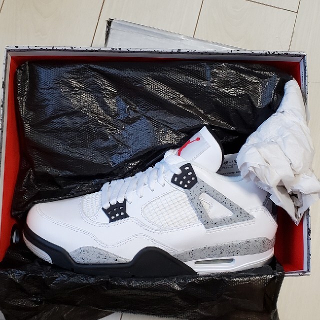 Jordan 4 Retro White Cement (2016) 27.5靴/シューズ