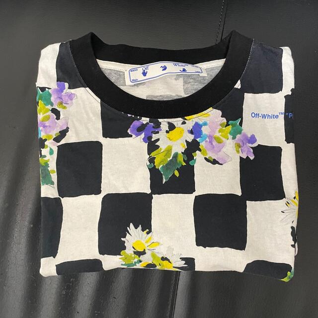 OFF-WHITE(オフホワイト)のoff white check flower over t メンズのトップス(Tシャツ/カットソー(半袖/袖なし))の商品写真