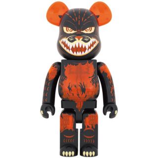 ベアブリック(BE@RBRICK)のBE@RBRICK ゴジラVSデストロイア版 クリアオレンジVer. 1000%(その他)