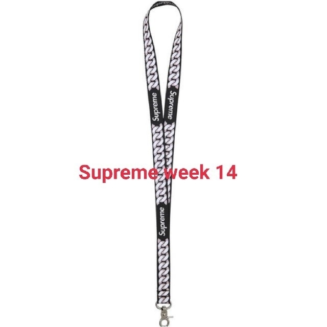 Supreme(シュプリーム)のSupreme Cuban Links Lanyard Blackステッカー付き その他のその他(その他)の商品写真